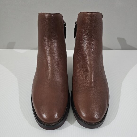 Cole Haan River Chelsea Ankle Bootie Sequoia Brown Leather Boot Size 9 - Picture 6 of 14